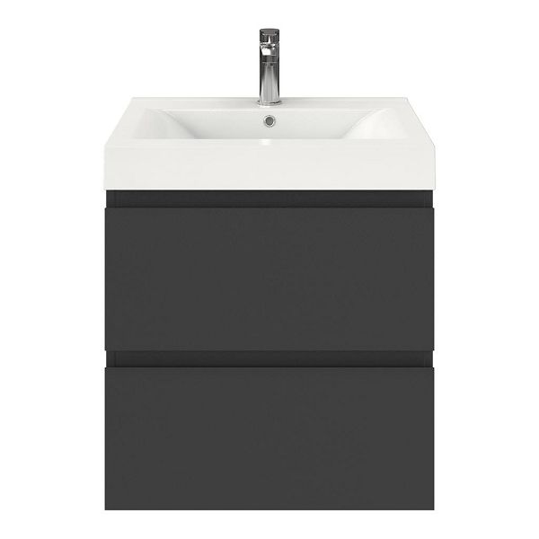 Gisella badmeubel 60 cm antraciet mat