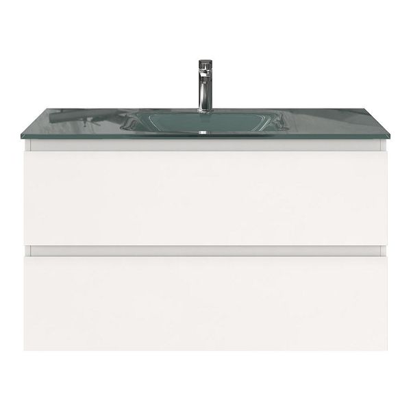 Gisella badmeubel 100 cm wit hoogglans