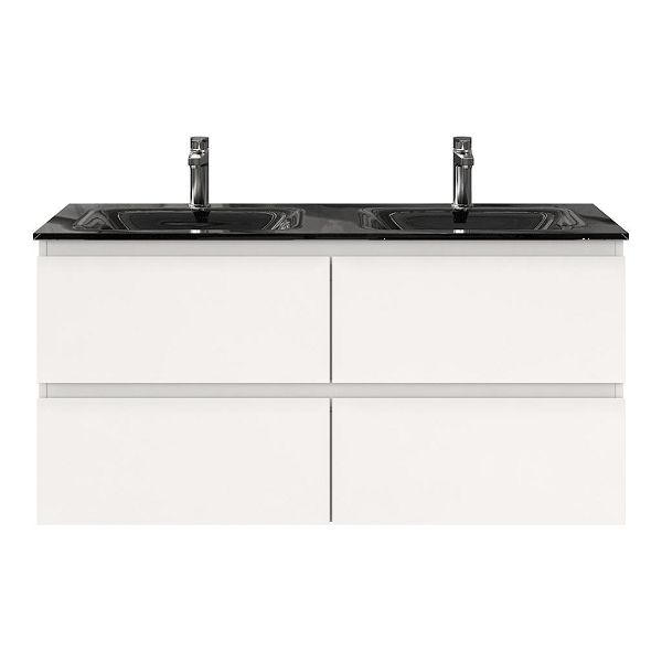 Gisella badmeubel 120 cm wit hoogglans