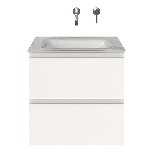 Gisella badmeubel 60 cm wit hoogglans