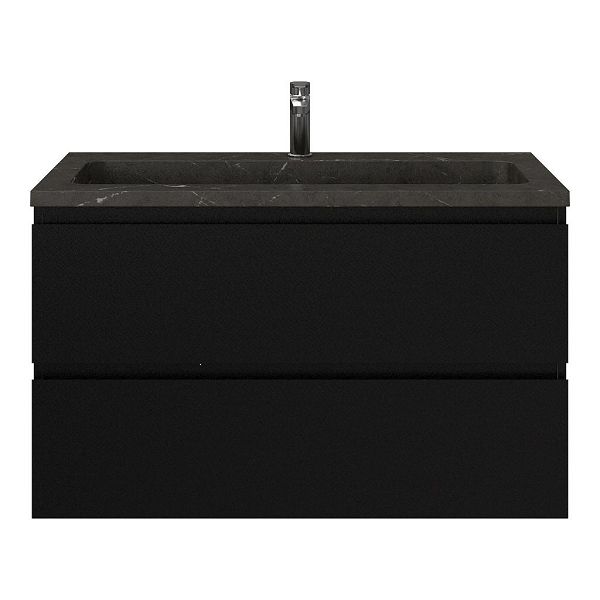 Gisella badmeubel 100 cm zwart mat