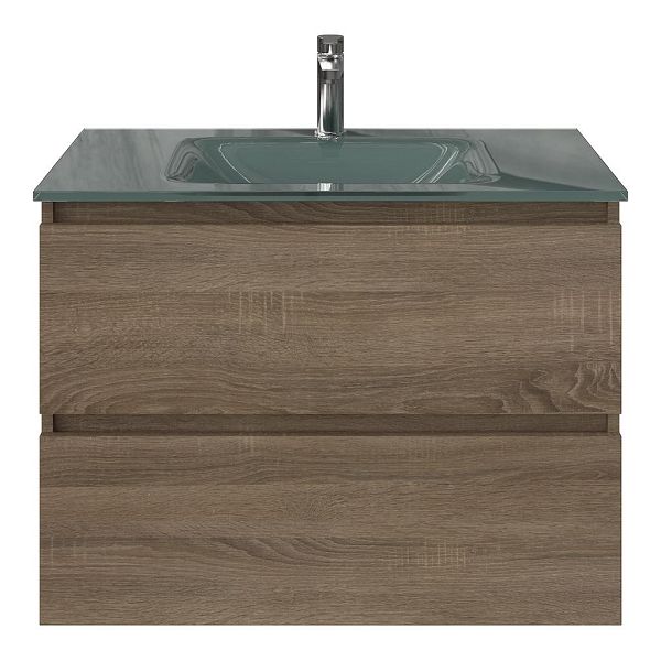 Elena badmeubel 80 cm eiken donker