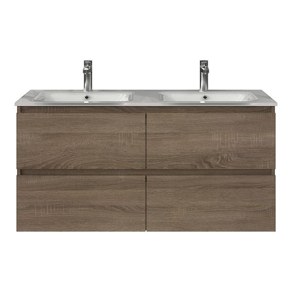 Elena badmeubel 120 cm eiken donker