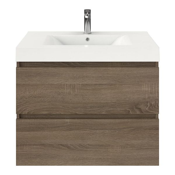 Elena badmeubel 80 cm eiken donker