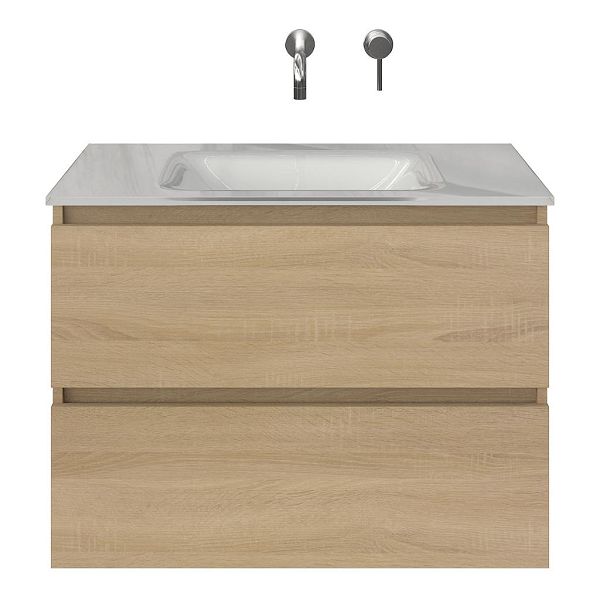 Elena badmeubel 80 cm eiken licht