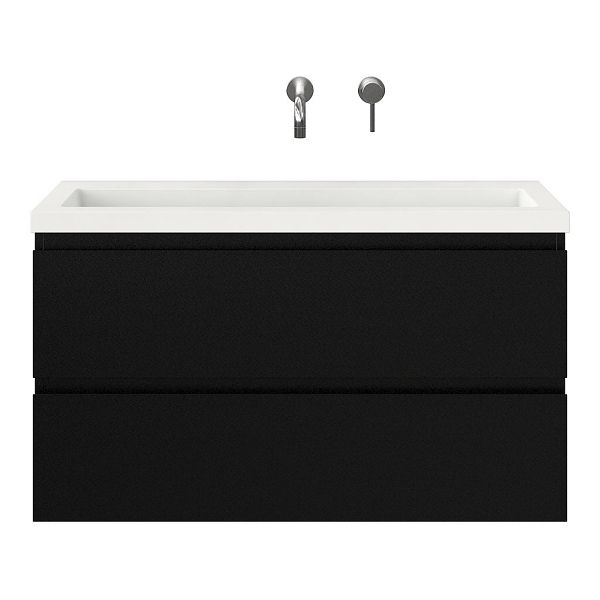 Secca badmeubel 100 cm zwart mat