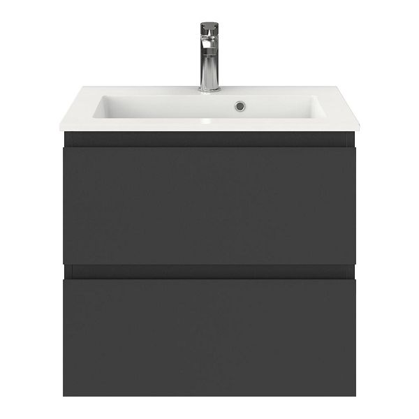 Secca badmeubel 60 cm antraciet mat