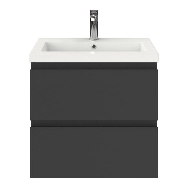 Secca badmeubel 60 cm antraciet mat
