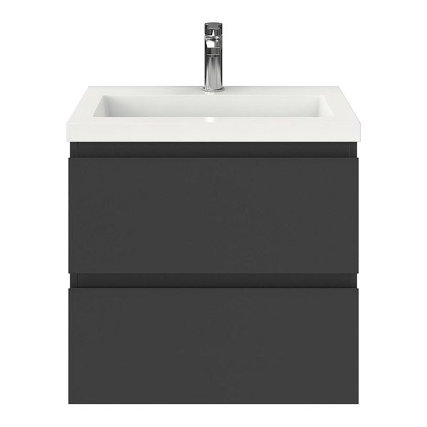 Secca badmeubel 60 cm antraciet mat