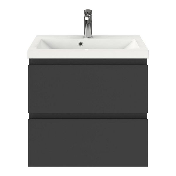 Secca badmeubel 60 cm antraciet mat