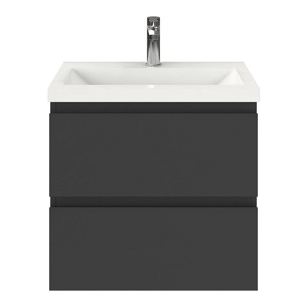 Secca badmeubel 60 cm antraciet mat