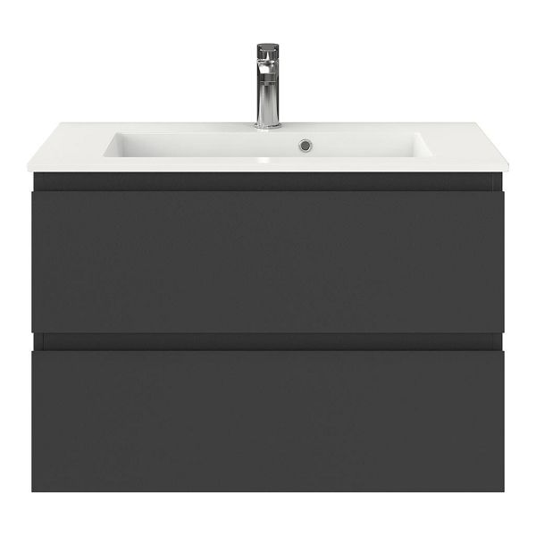 Secca badmeubel 80 cm antraciet mat