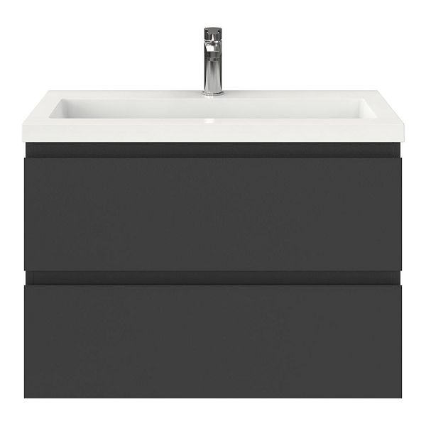 Secca badmeubel 80 cm antraciet mat