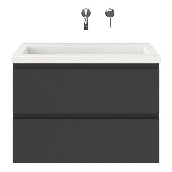 Secca badmeubel 80 cm antraciet mat