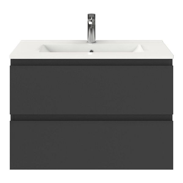Secca badmeubel 80 cm antraciet mat