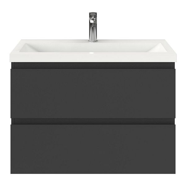 Secca badmeubel 80 cm antraciet mat