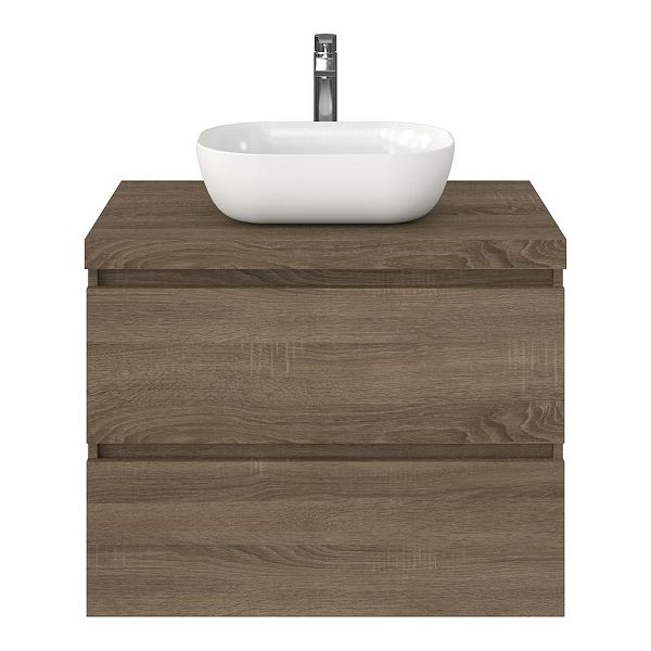 Elena badmeubel 80 cm eiken donker