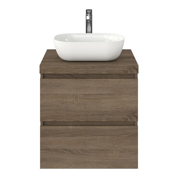 Elena badmeubel 60 cm eiken donker