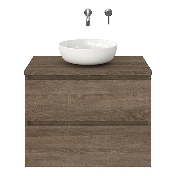 Elena badmeubel 80 cm eiken donker