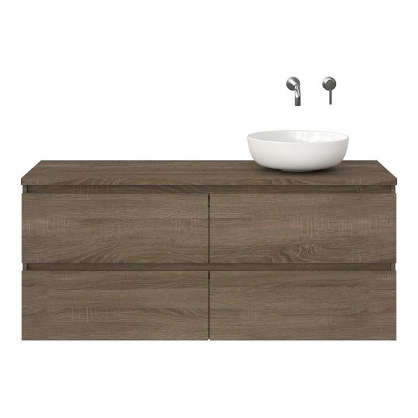 Elena badmeubel 140 cm eiken donker