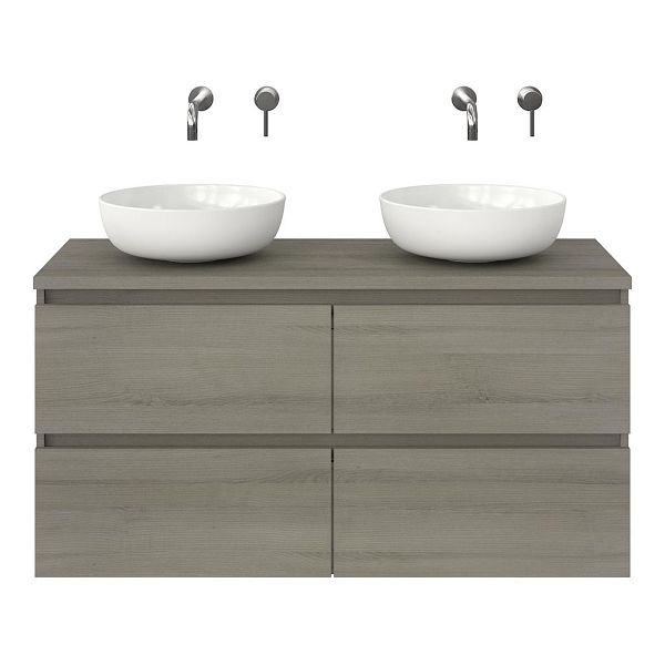 Elena badmeubel 120 cm eiken licht grijs