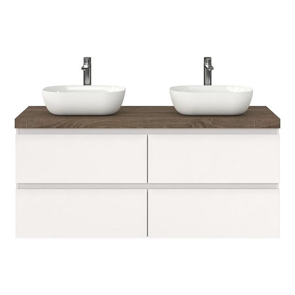 Gisella badmeubel 140 cm wit hoogglans
