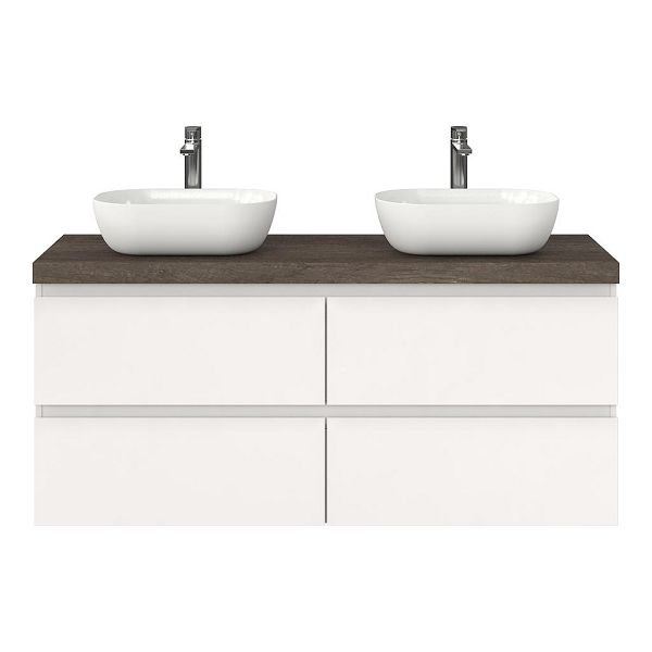 Gisella badmeubel 140 cm wit hoogglans
