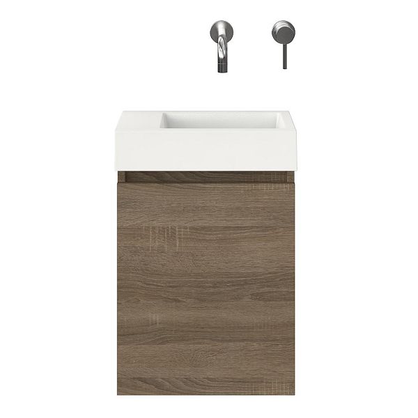 Capri fonteinmeubel 40 cm donker eiken