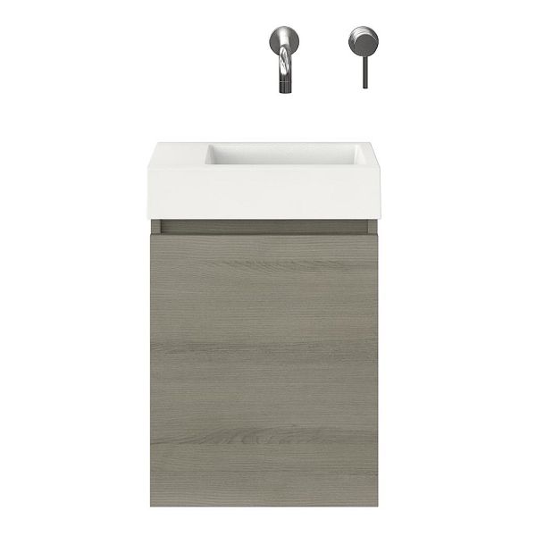 Capri fonteinmeubel 40 cm licht grijs