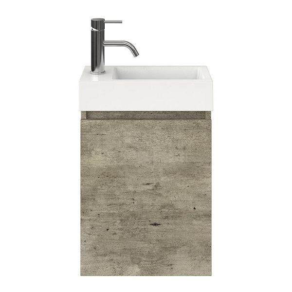 Capri fonteinmeubel 40 cm steigerhout look grijs