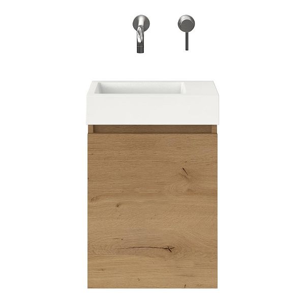 Capri fonteinmeubel 40 cm natuur eiken