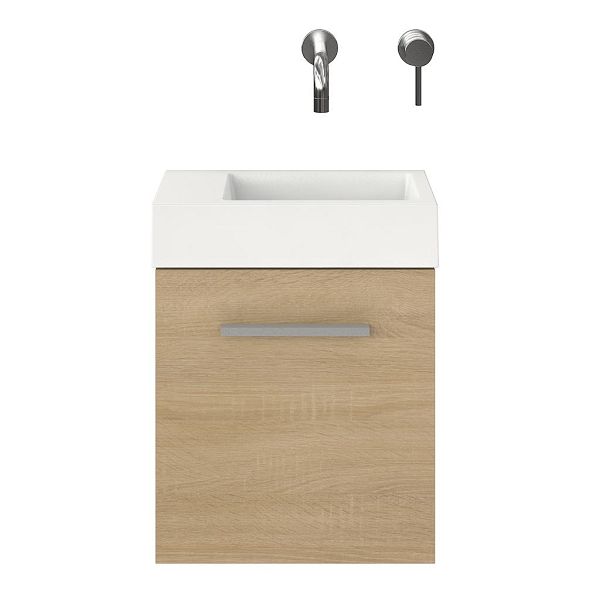 Giada fonteinmeubel 40 cm licht eiken