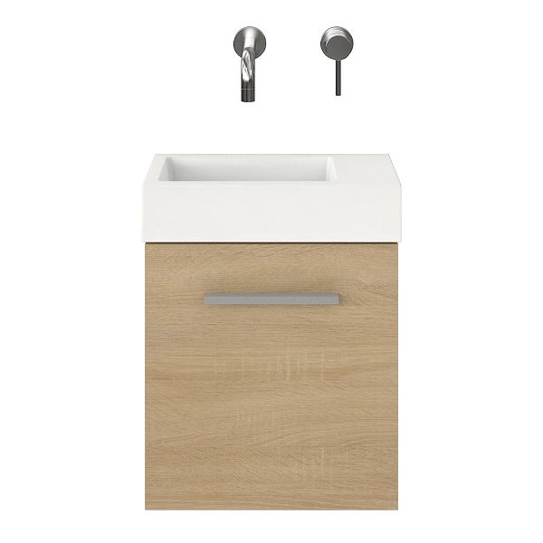 Giada fonteinmeubel 40 cm licht eiken