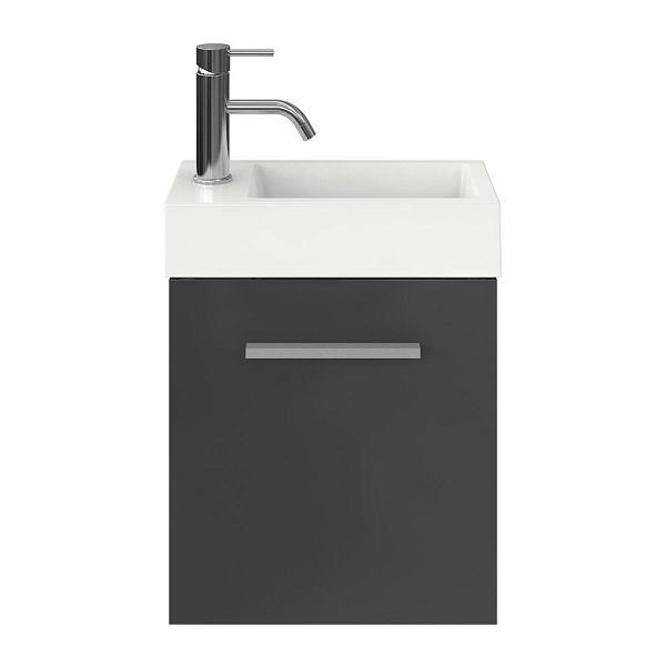 Giada fonteinmeubel 40 cm hoogglans antraciet