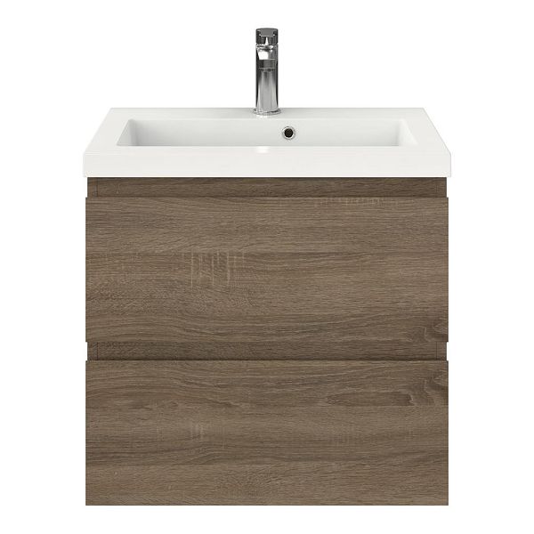 Secca badmeubel 60 cm donker eiken