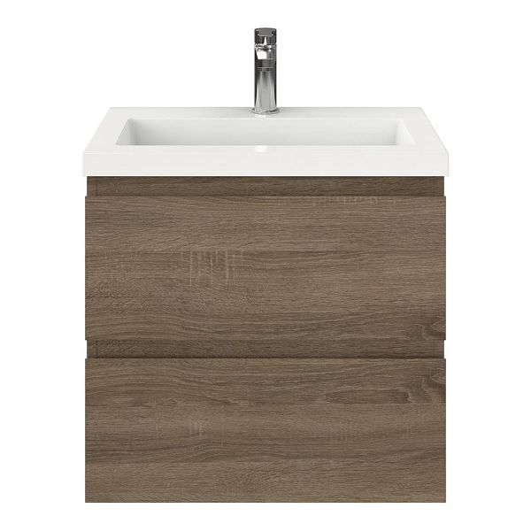Secca badmeubel 60 cm donker eiken