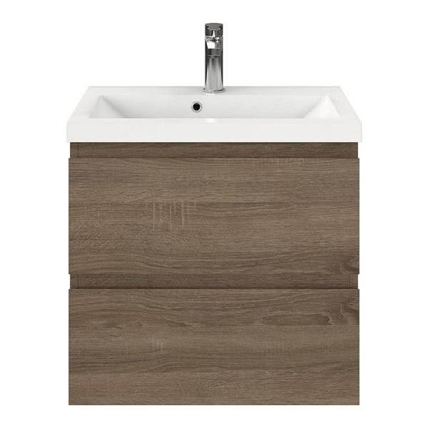 Secca badmeubel 60 cm donker eiken