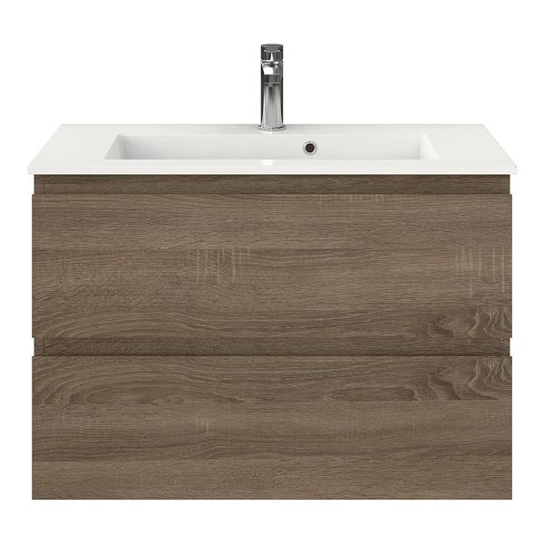 Secca badmeubel 80 cm donker eiken