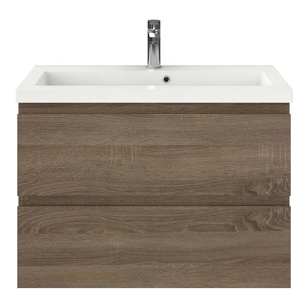 Secca badmeubel 80 cm donker eiken