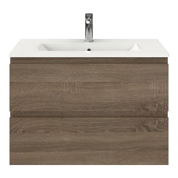 Secca badmeubel 80 cm donker eiken