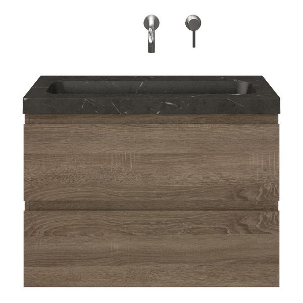 Secca badmeubel 80 cm donker eiken