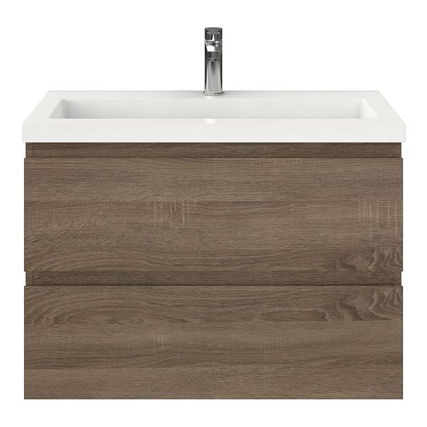 Secca badmeubel 80 cm donker eiken