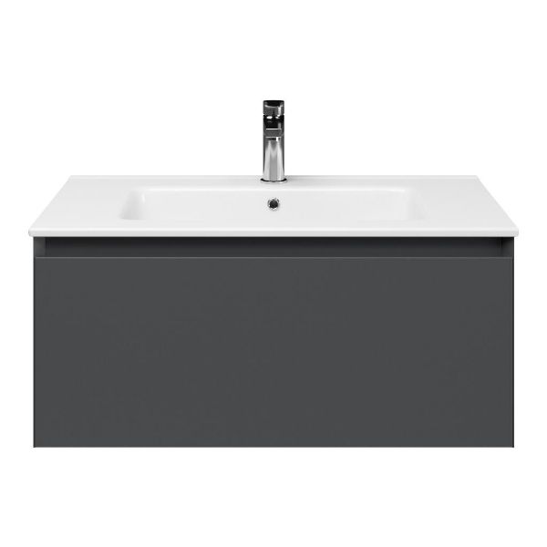 Solo badmeubel 80 cm antraciet mat