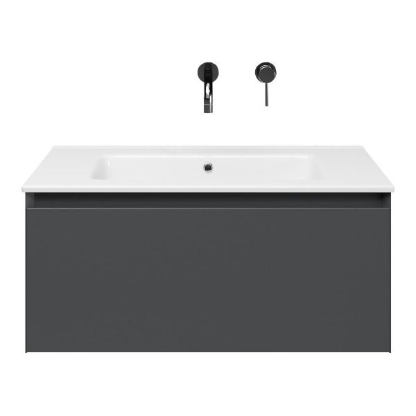 Solo badmeubel 80 cm antraciet mat