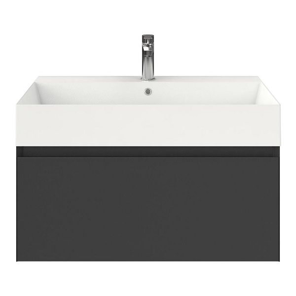 Solo badmeubel 80 cm antraciet mat