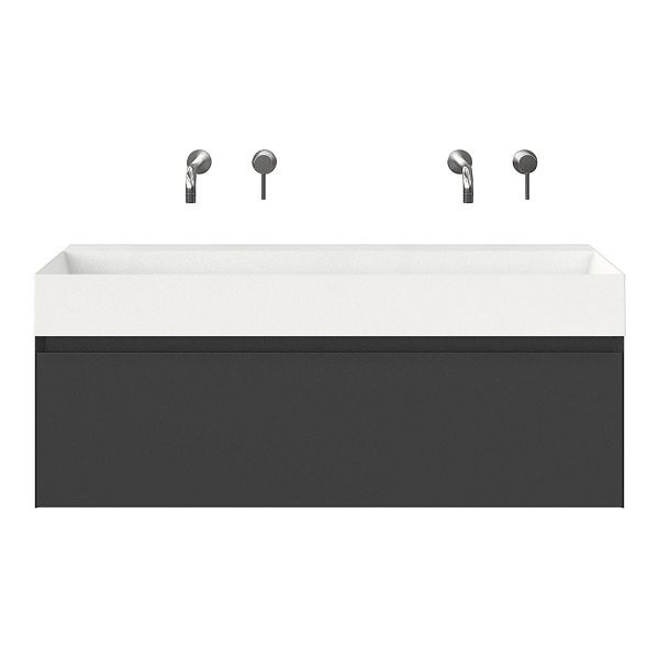 Solo badmeubel 120 cm antraciet mat