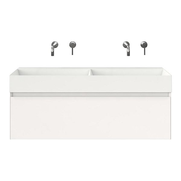Solo badmeubel 120 cm wit hoogglans