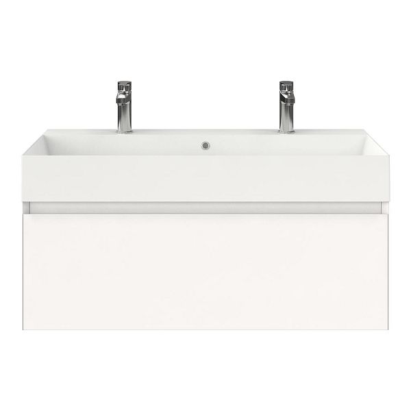 Solo badmeubel 100 cm wit mat
