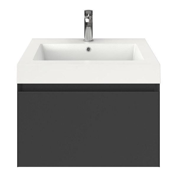 Solo badmeubel 60 cm antraciet mat