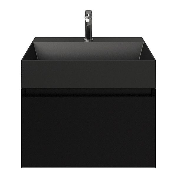 Solo badmeubel 60 cm zwart mat